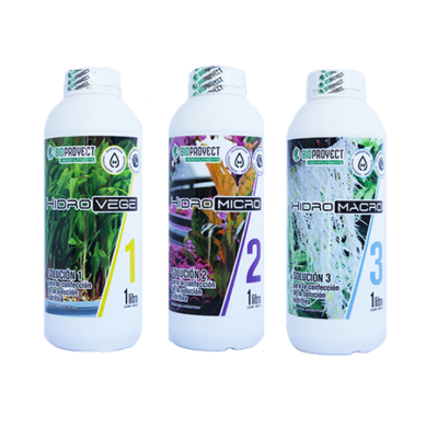 Pack Hidro Nutrients 123 1lt