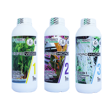 Pack Hidro Nutrients 123 1lt